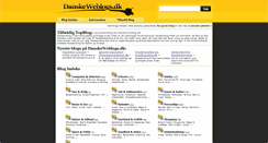 Desktop Screenshot of danskeweblogs.dk