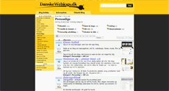 Desktop Screenshot of personlige.danskeweblogs.dk