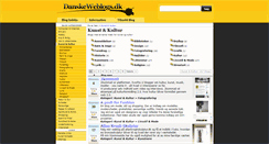Desktop Screenshot of kunst-kultur.danskeweblogs.dk