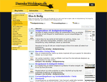 Tablet Screenshot of hus-bolig.danskeweblogs.dk